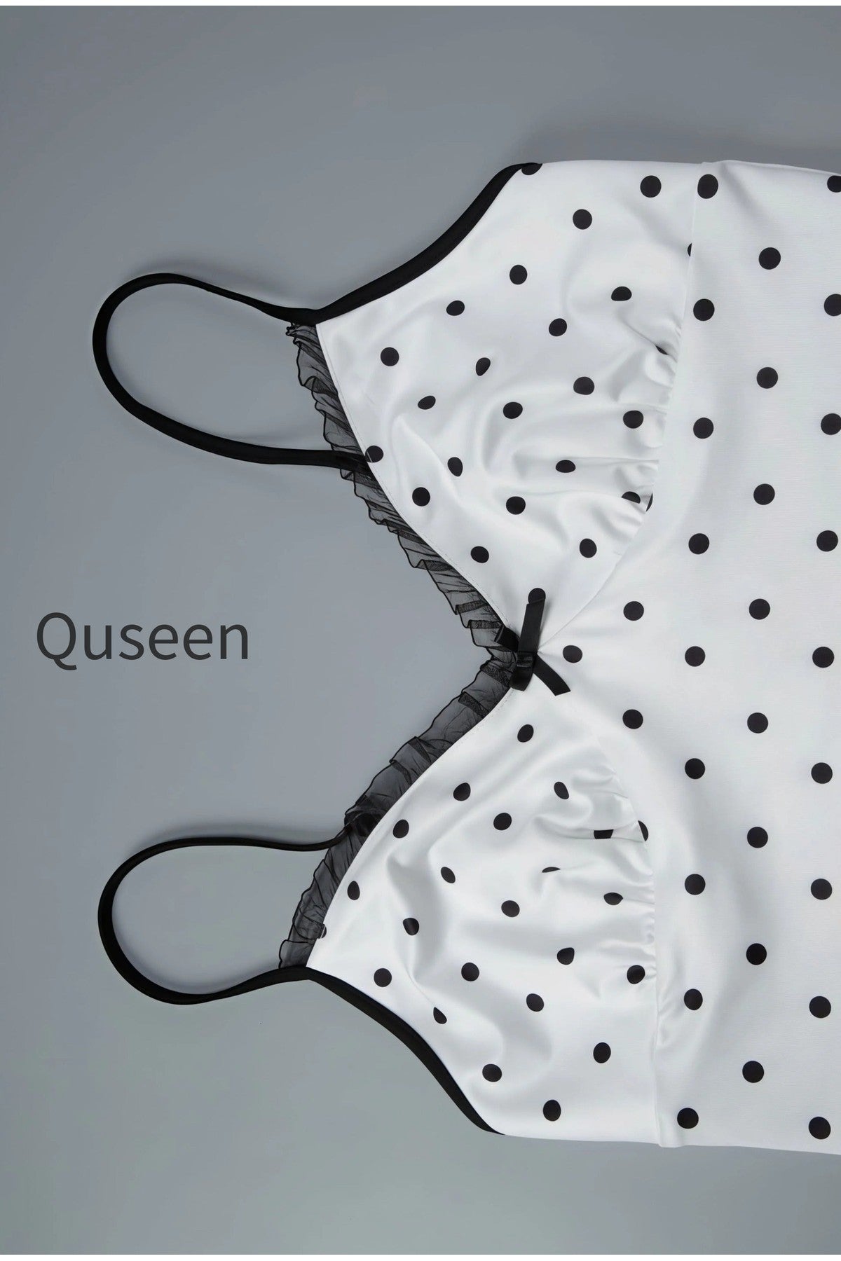 Sexy Polka Dot Cami Fitted Skirt Set