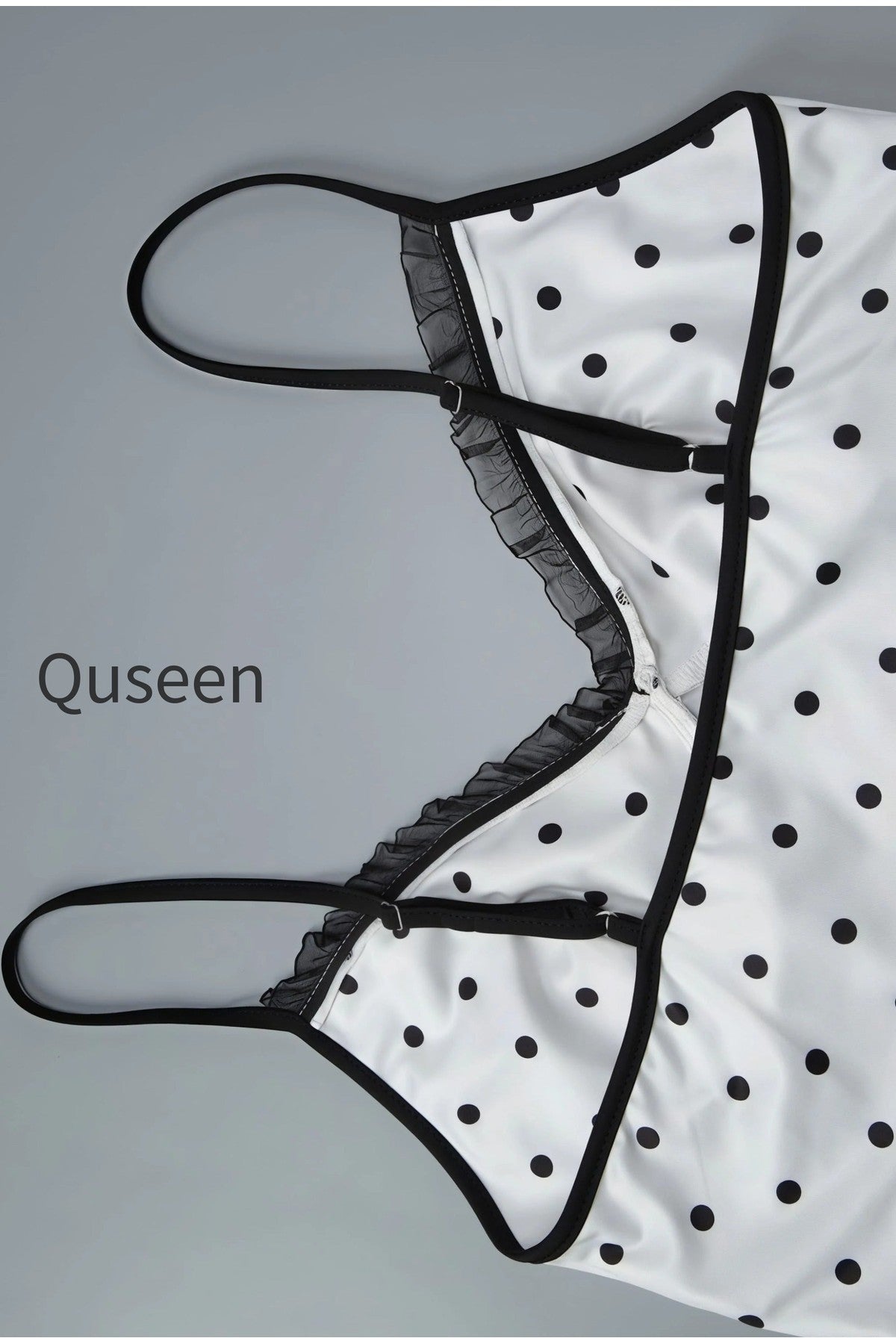 Sexy Polka Dot Cami Fitted Skirt Set