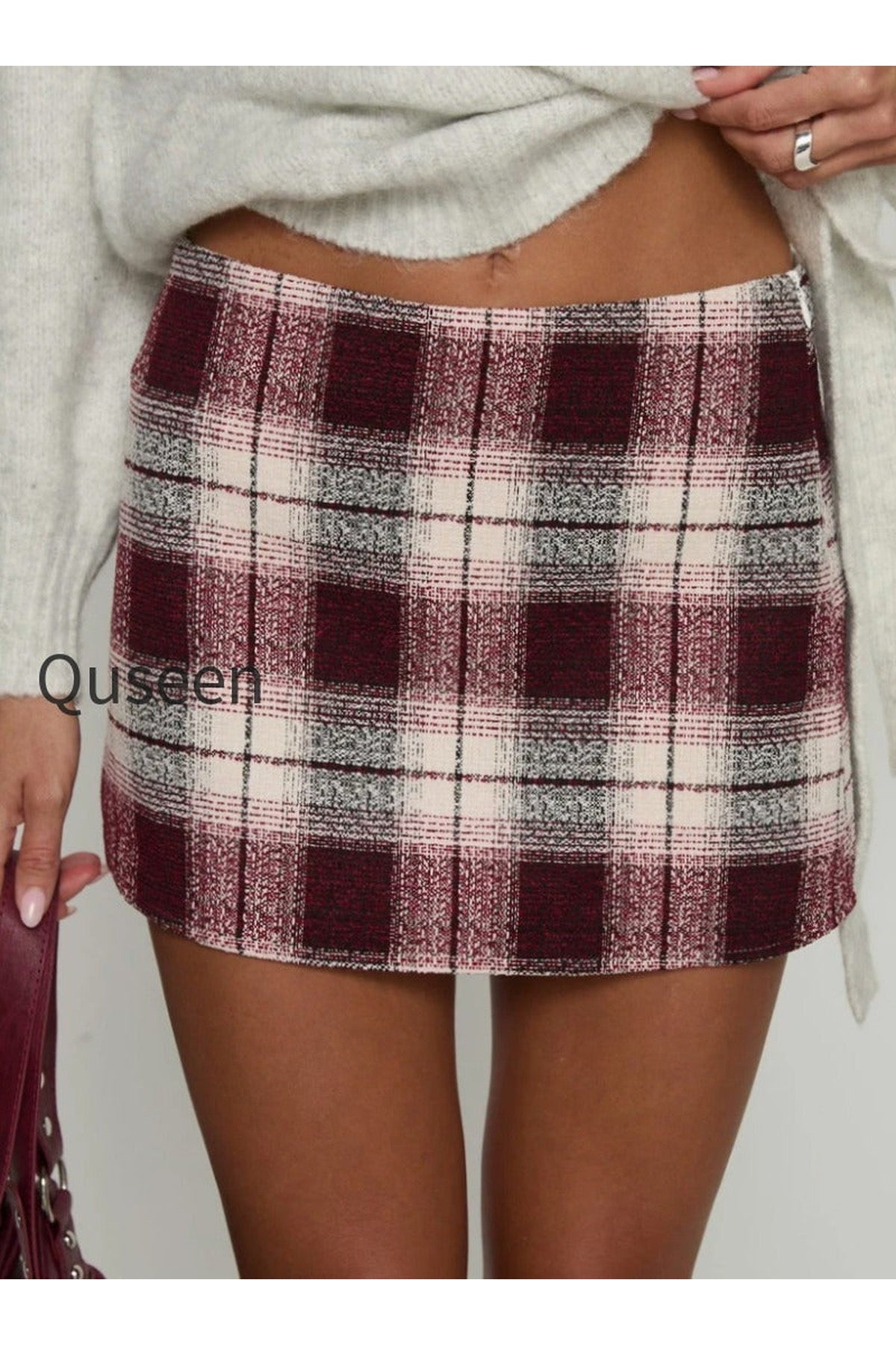 Charmers Mini Skirt Red Check