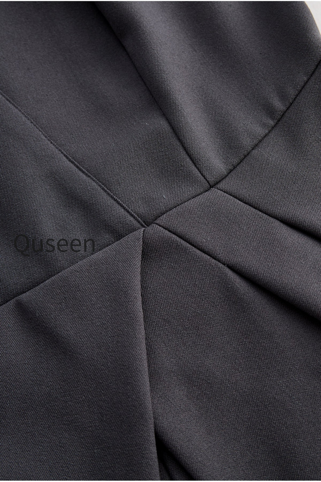 Sophisticated Sleeveless Peplum Jumpsuit In Charcoal Gray