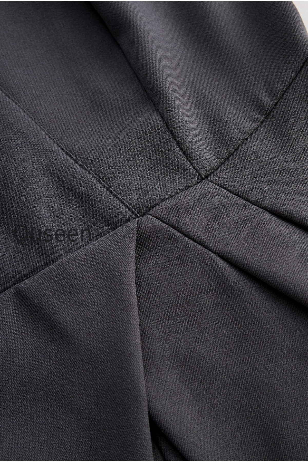 Sophisticated Sleeveless Peplum Jumpsuit In Charcoal Gray