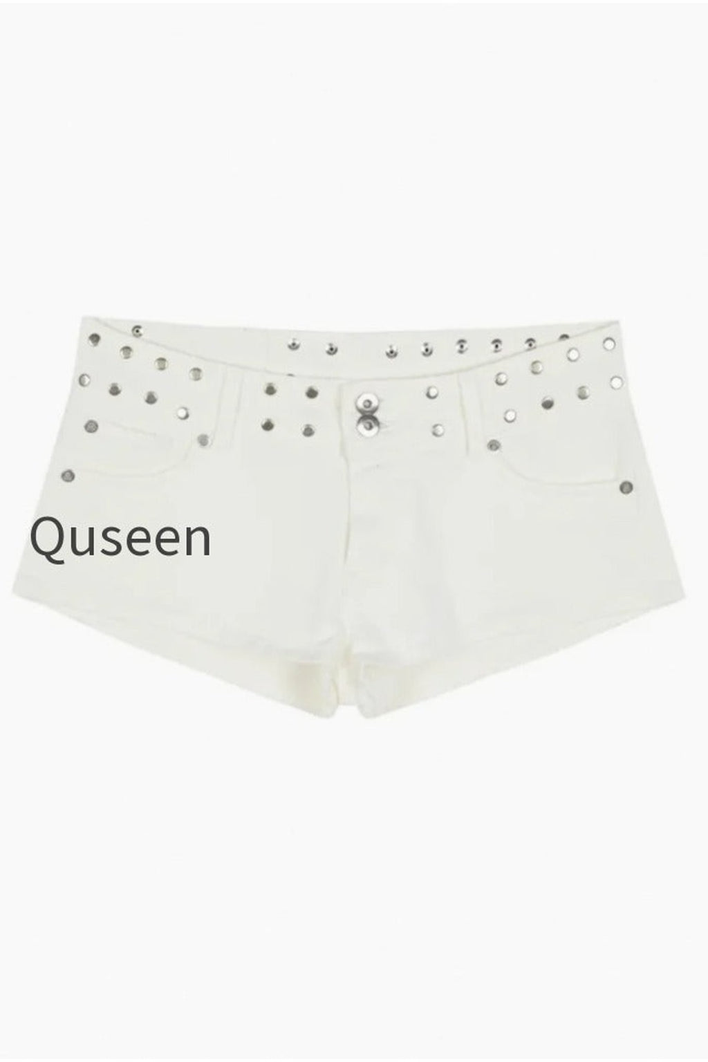 Y2K Hot Star Print Denim Shorts