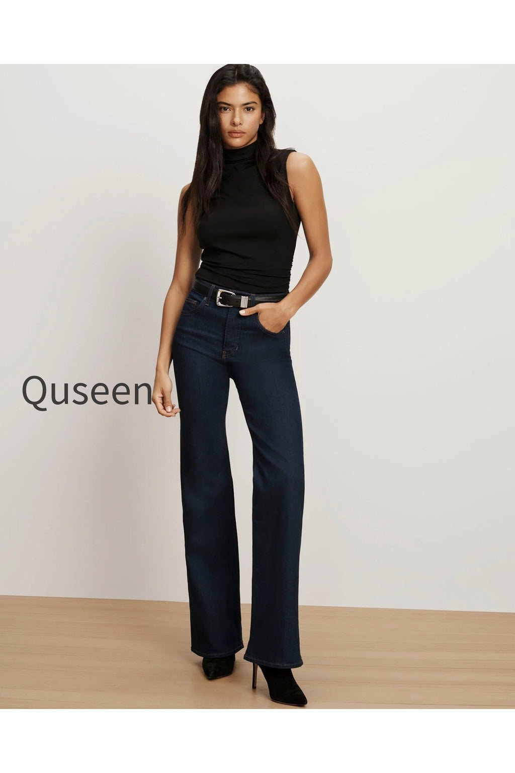 Crosbie Slim Wide-Leg Jean