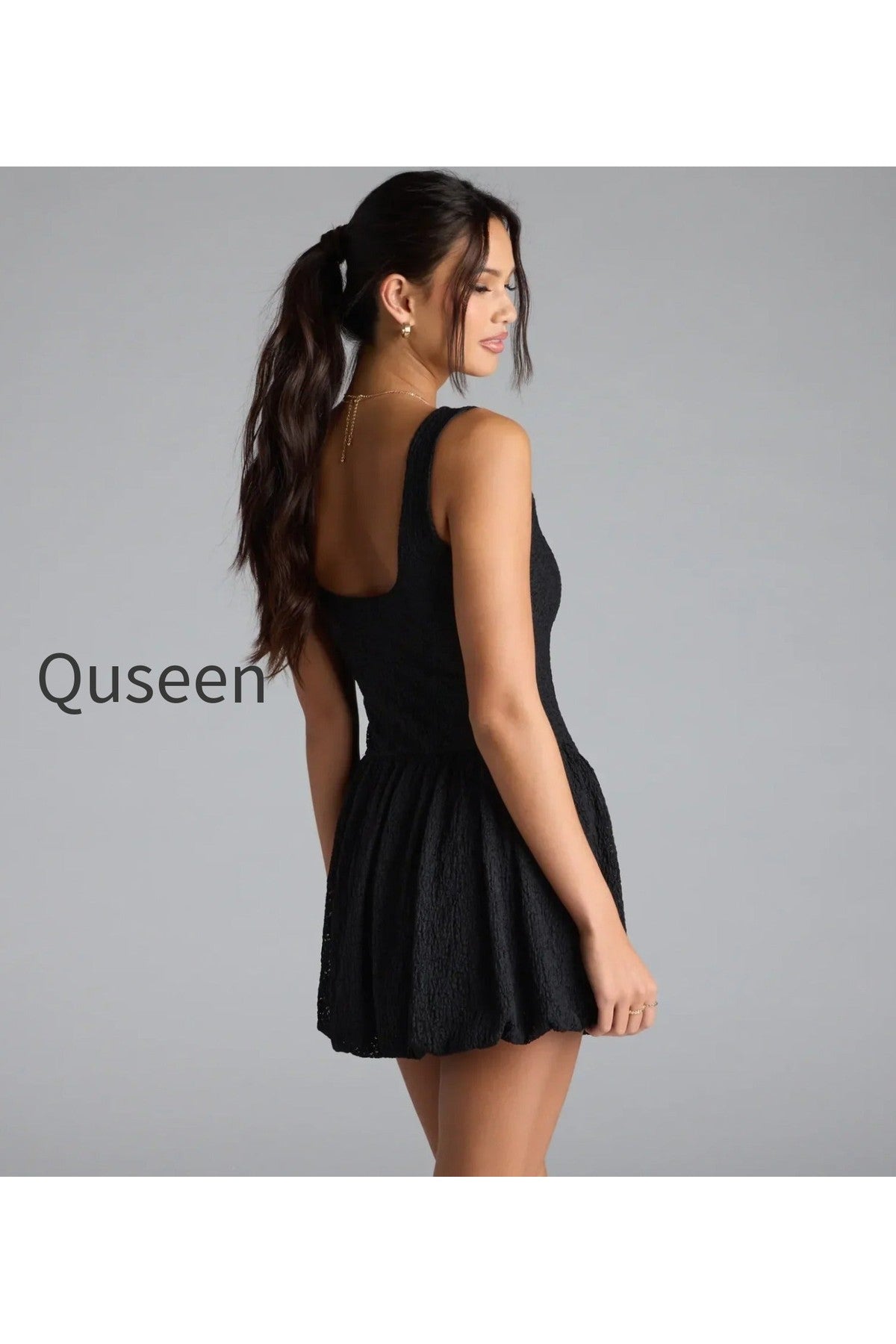 Gorgeous Energy Lace Skort Bubble Romper