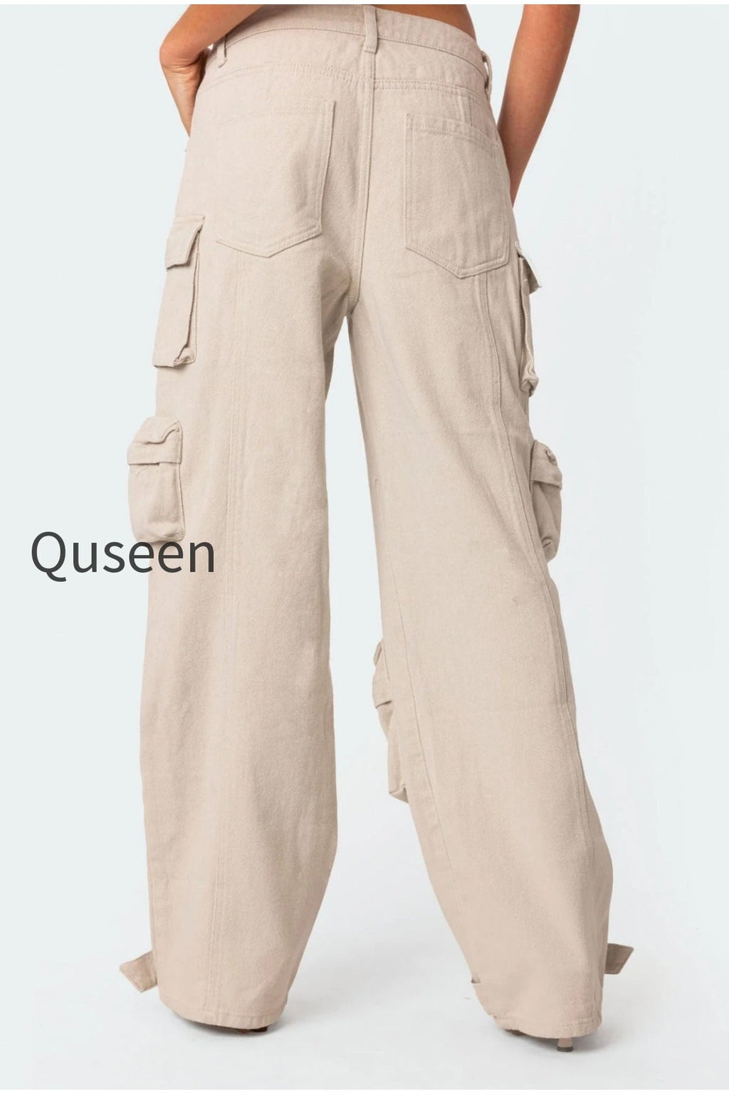Boyfriend Low Rise Baggy Cargo Jeans